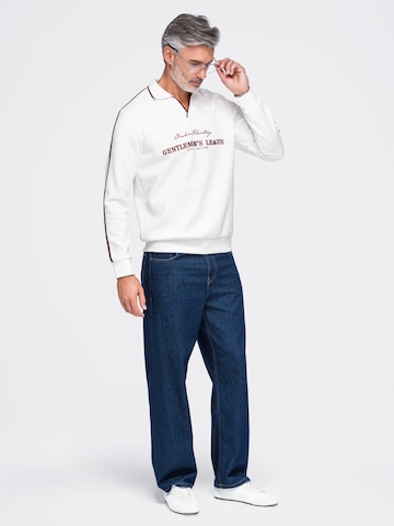 Ombre Sweatshirt in Wit