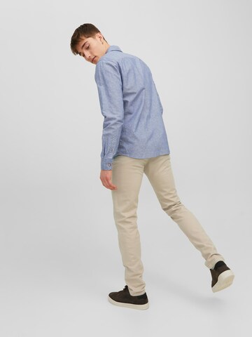 JACK & JONES regular Lærredsbukser 'MARCO' i beige