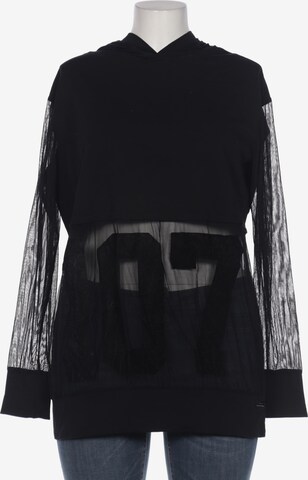 Twin Set Sweatshirt & Zip-Up Hoodie in XXXL in Black: front