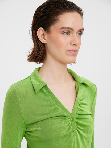 VERO MODA Shirts 'SLINKY' i grøn