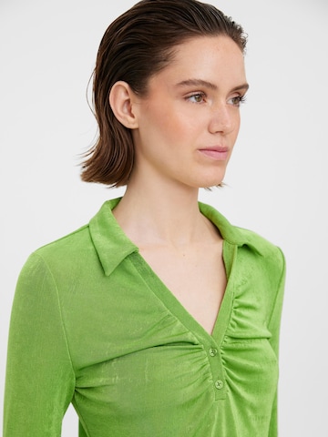 VERO MODA Majica 'SLINKY' | zelena barva