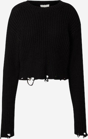 Pulover 'Brenda' de la LeGer by Lena Gercke pe negru: față