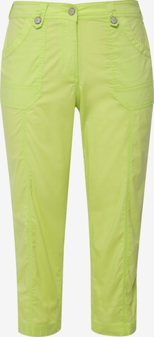 Ulla Popken Pants in Green: front