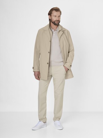 S4 Jackets Between-Seasons Coat in Beige