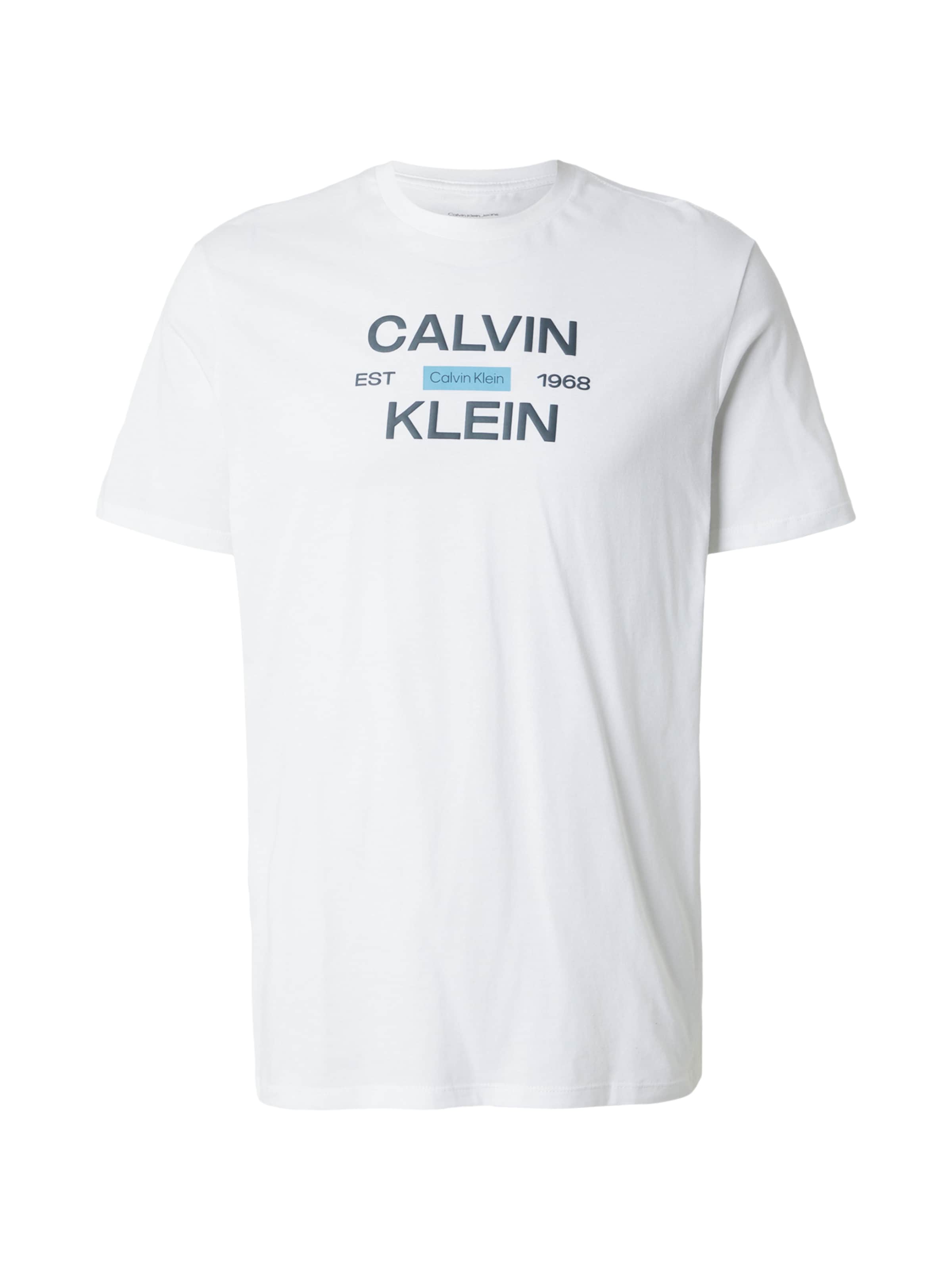 Calvin Klein Jeans Shirt in Wit: voorkant