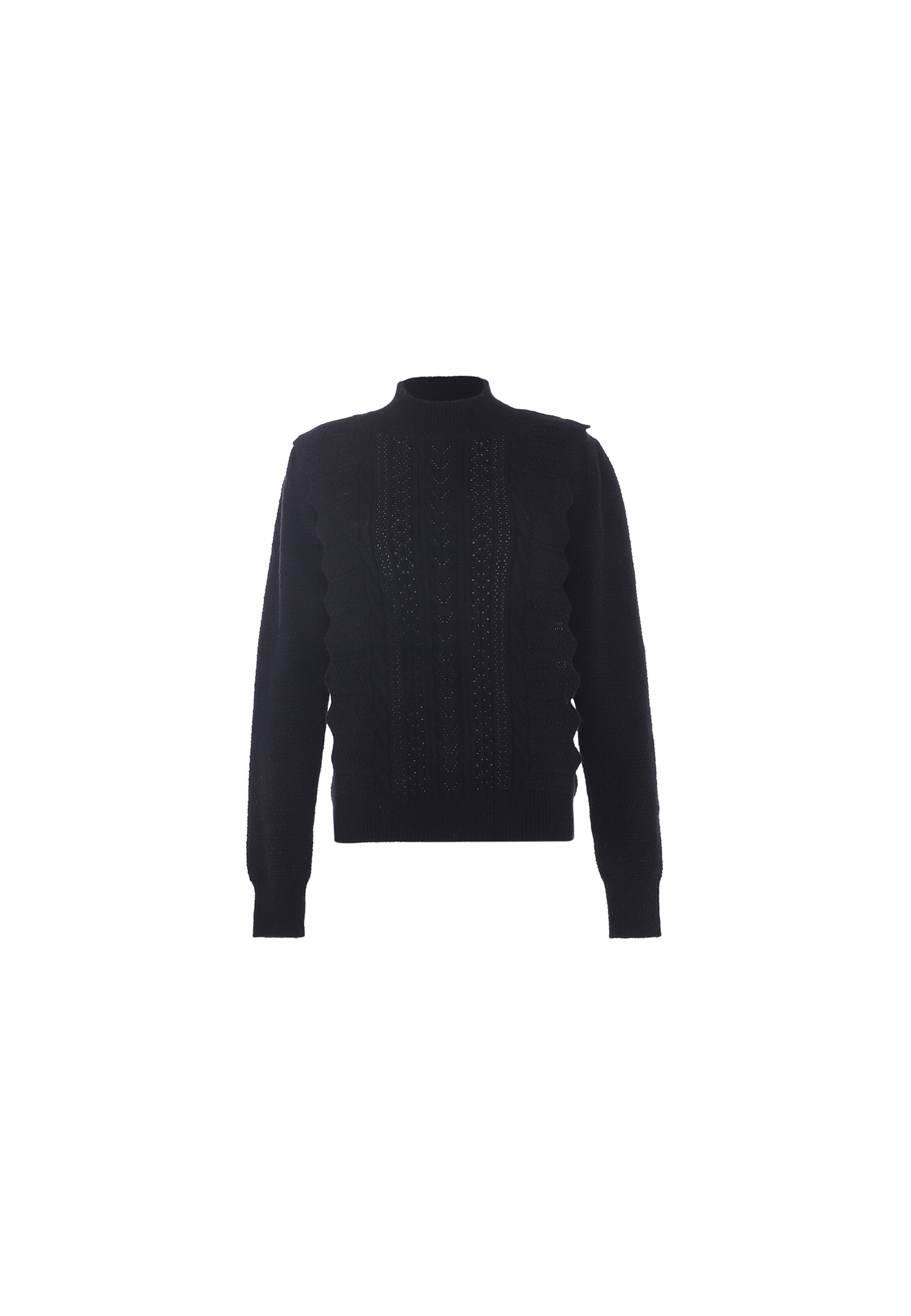 faina Pulóver - fekete: elől