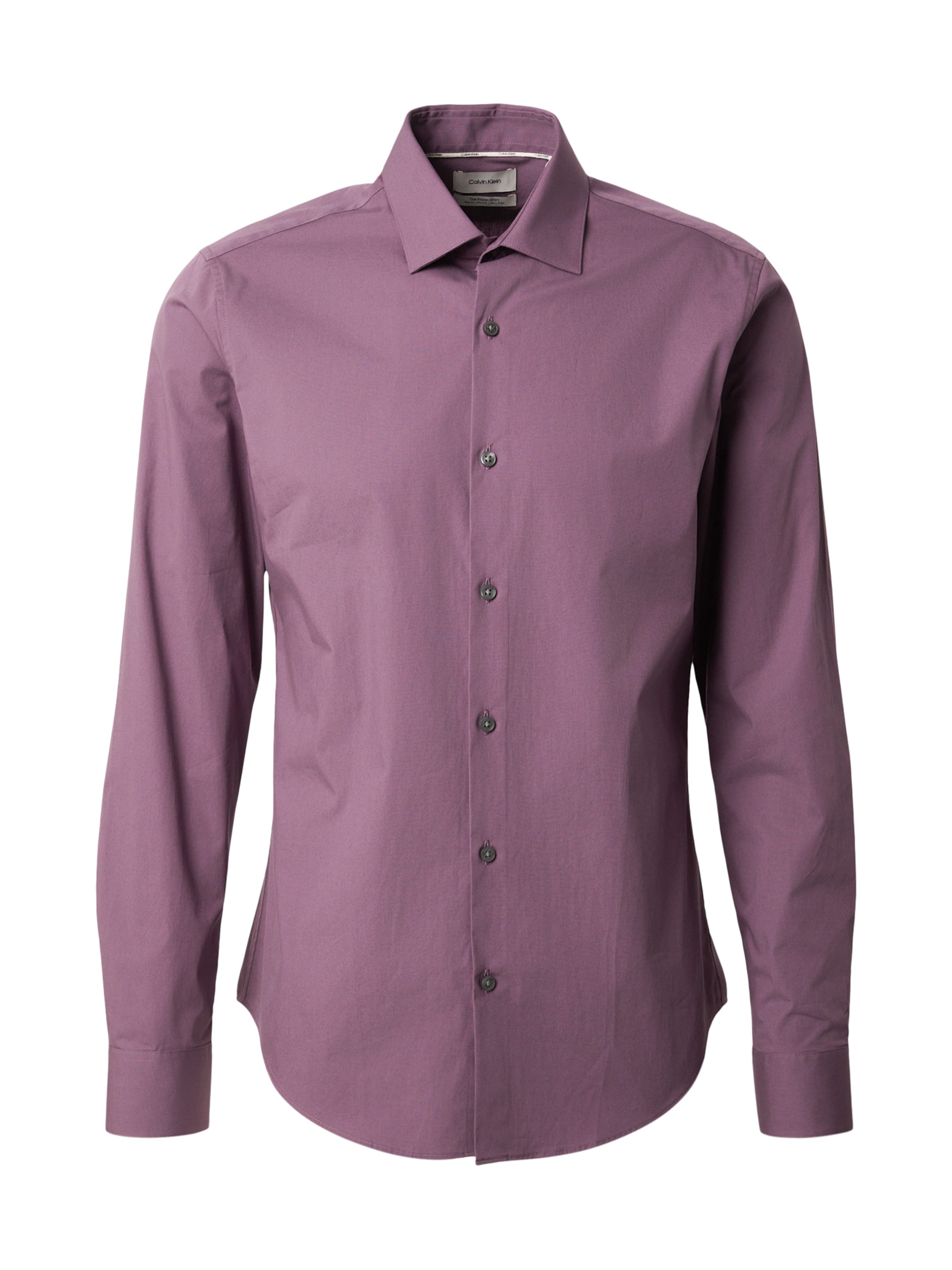 Calvin Klein Slim Fit Hemd 'ESSENTIALS' in Lila: Vorderseite