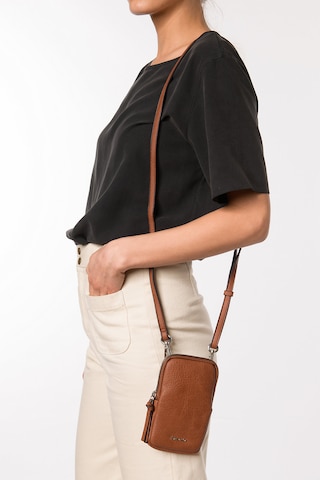 TAMARIS Crossbody bag 'Alessia' in Brown: front