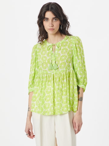 Moliin Copenhagen Blouse 'Valarie' in Green: front