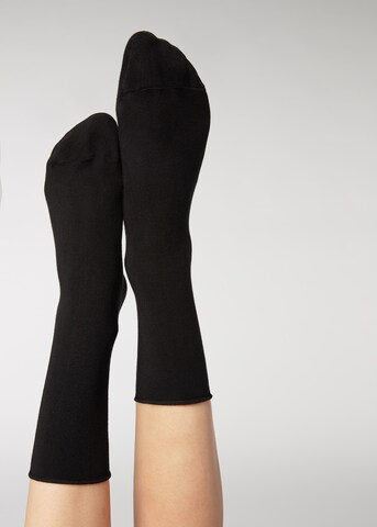 CALZEDONIA Socken in Schwarz: predná strana