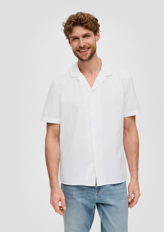 Coupe regular Chemise s.Oliver en blanc : devant