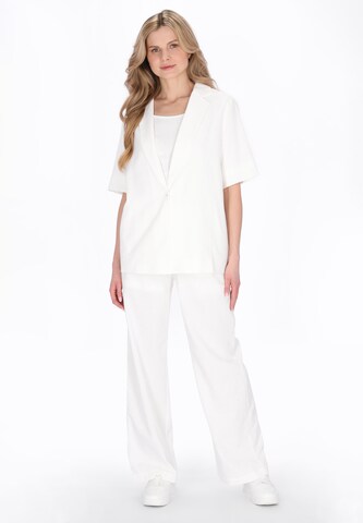 usha WHITE LABEL - Blazer 'Minimalistic' en blanco