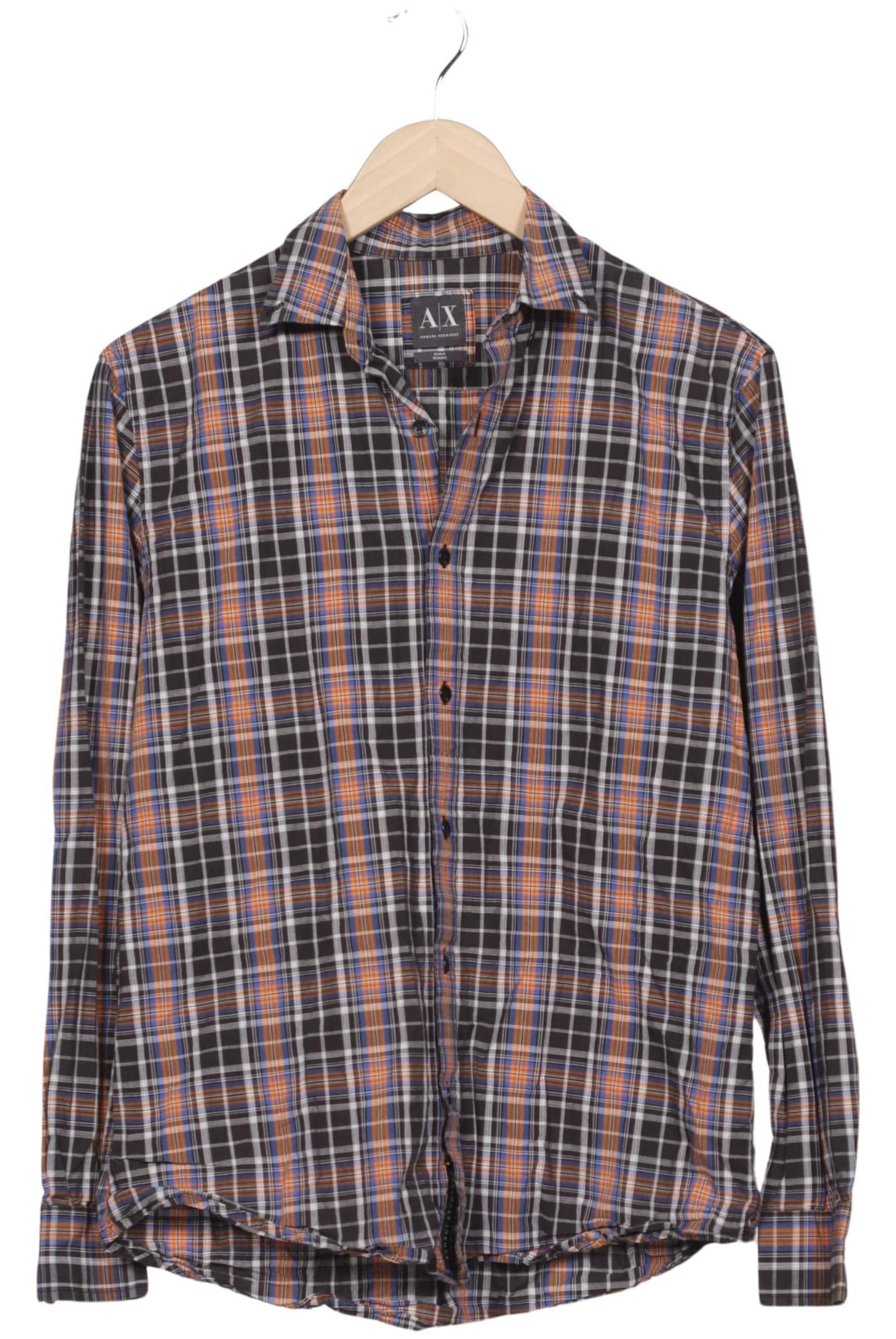 ARMANI EXCHANGE Button Up Shirt in S in Grey: front