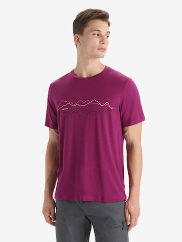 T-Shirt fonctionnel ICEBREAKER en violet