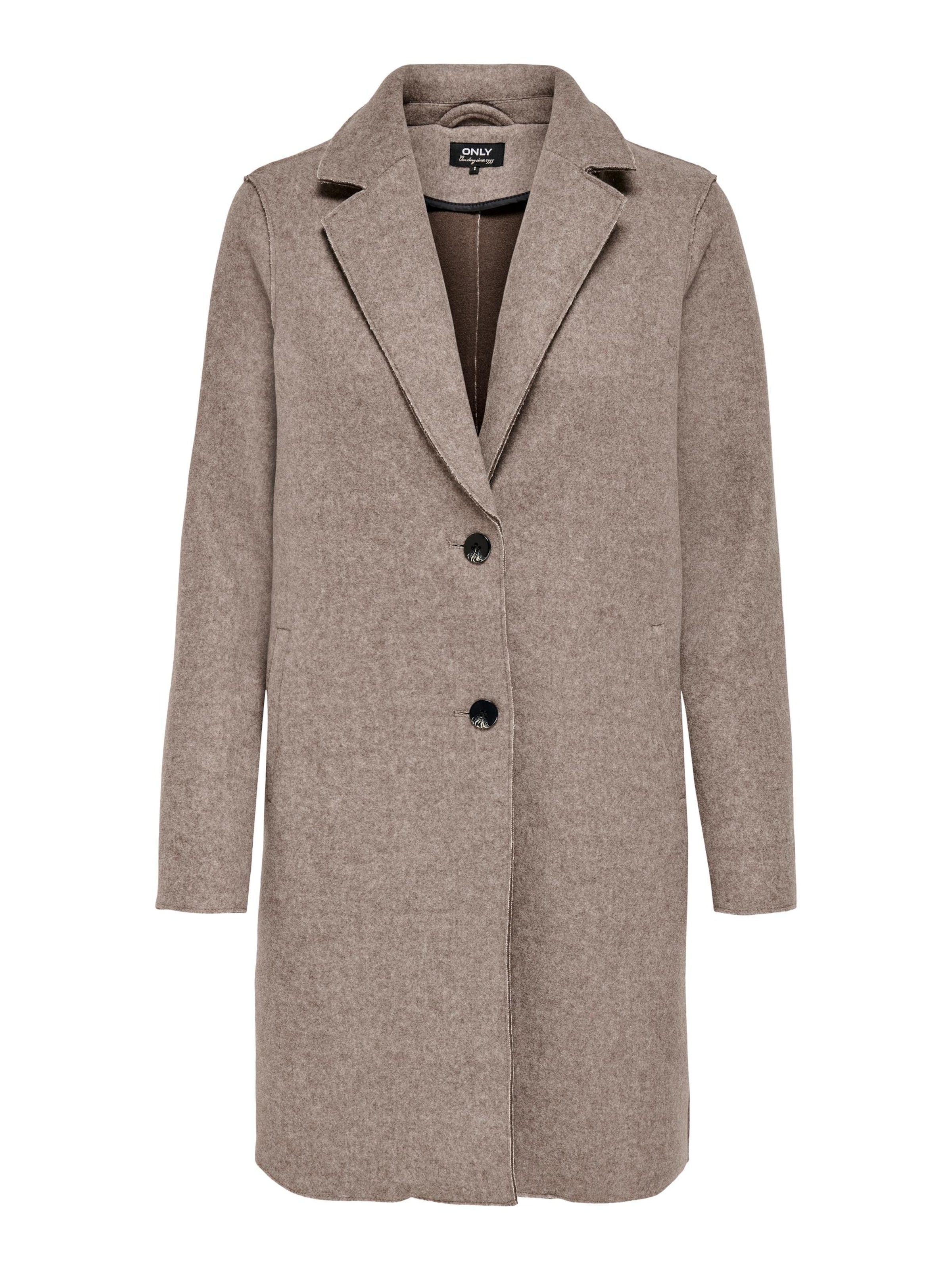 ONLY Between-seasons coat 'Carrie' in Brown: front