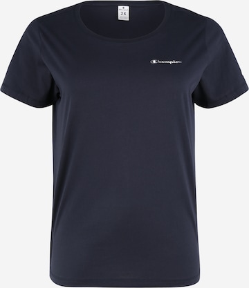 Champion Authentic Athletic Apparel T-shirt i blå: framsida