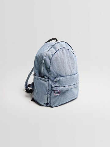 Sac à dos Bershka en bleu : devant