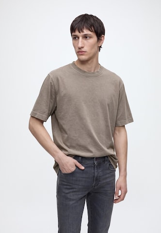 Tricou de la Abercrombie & Fitch pe bej