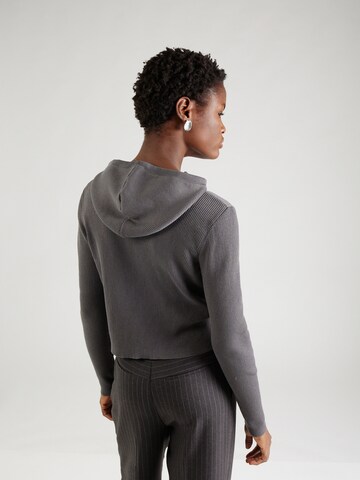 Monki Knit cardigan in Grey