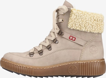 Rieker Schnürstiefelette in Beige