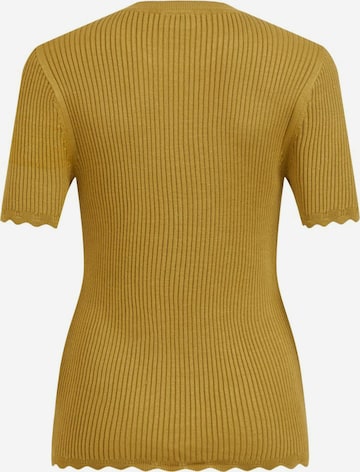 VILA Sweater 'GABBI' in Yellow