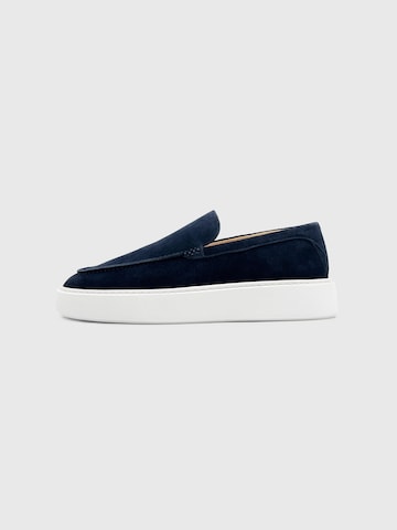 Dutch'D Classic Flats 'Atmos' in Blue: front