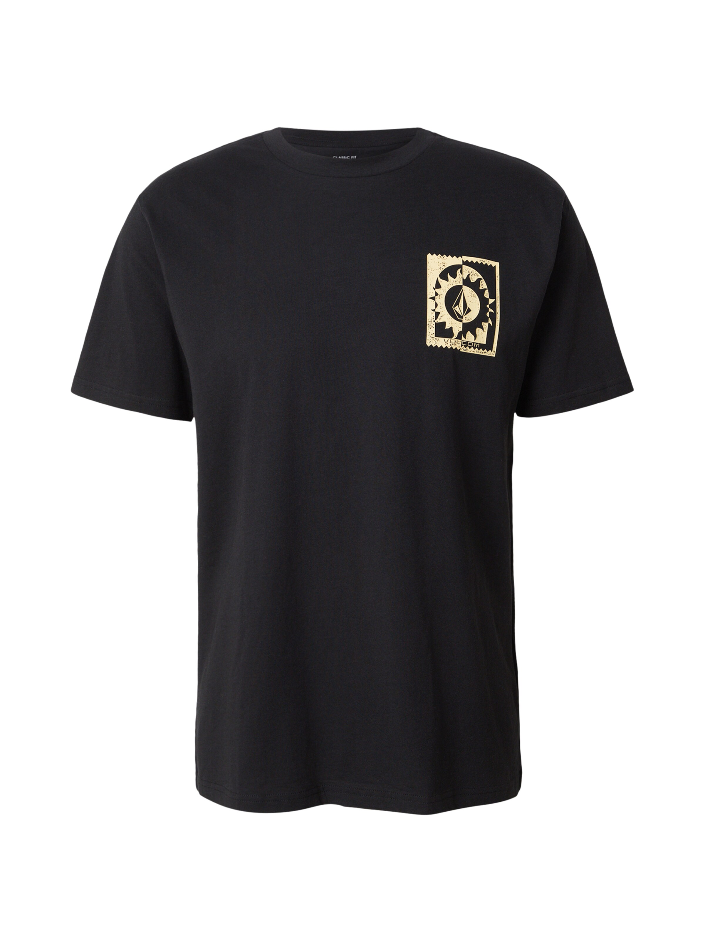 Volcom Μπλουζάκι 'BURNER' σε μαύρο: μπροστά