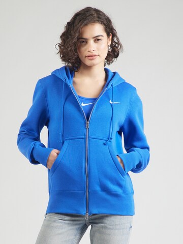 Nike Sportswear Sweatjacka 'PHNX FLC' i blå: framsida
