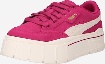 Baskets basses 'Mayze Stack' PUMA en rose : devant