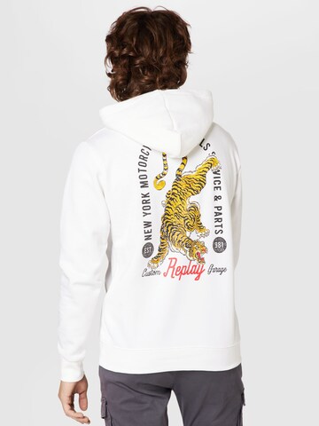 REPLAY Sweatshirt in White