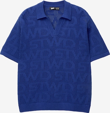 Pull&Bear Neulepaita 'STWD' värissä sininen: etupuoli