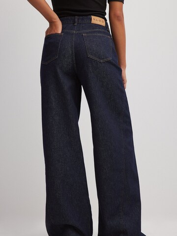 NA-KD Wide leg Jeans in Blue