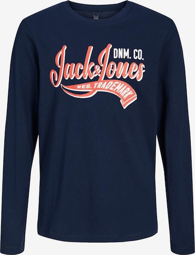 Jack & Jones Junior Shirts i blå / orange / hvid, Produktvisning