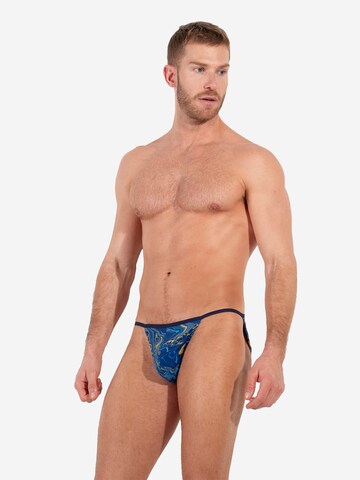 Slip HOM en bleu : devant