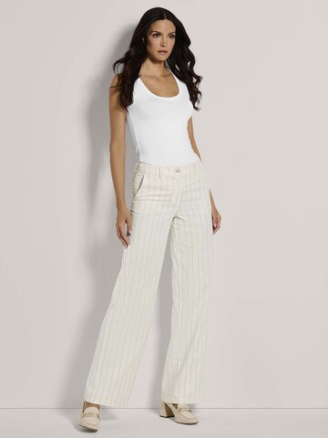 Wide Leg Pantalon MADELEINE en blanc