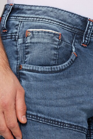 CAMP DAVID Regular Shorts 'HE:RY' in Blau
