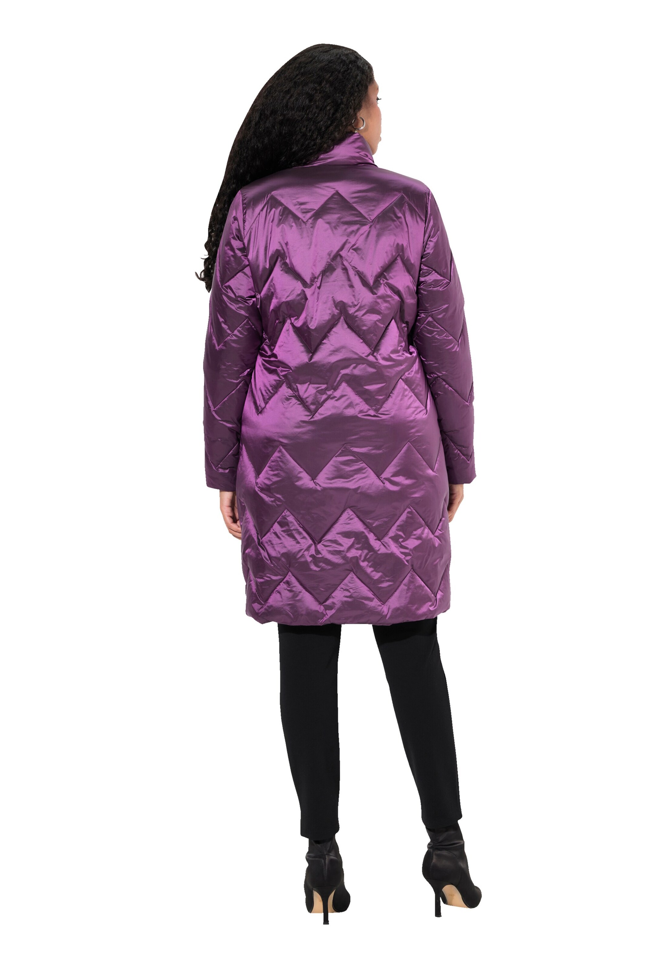 Ulla Popken Mantel in Lila