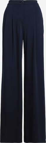 Lauren Ralph LaurenWide Leg/ Široke nogavice Hlače s naborima 'CHABRELL' - plava boja: prednji dio