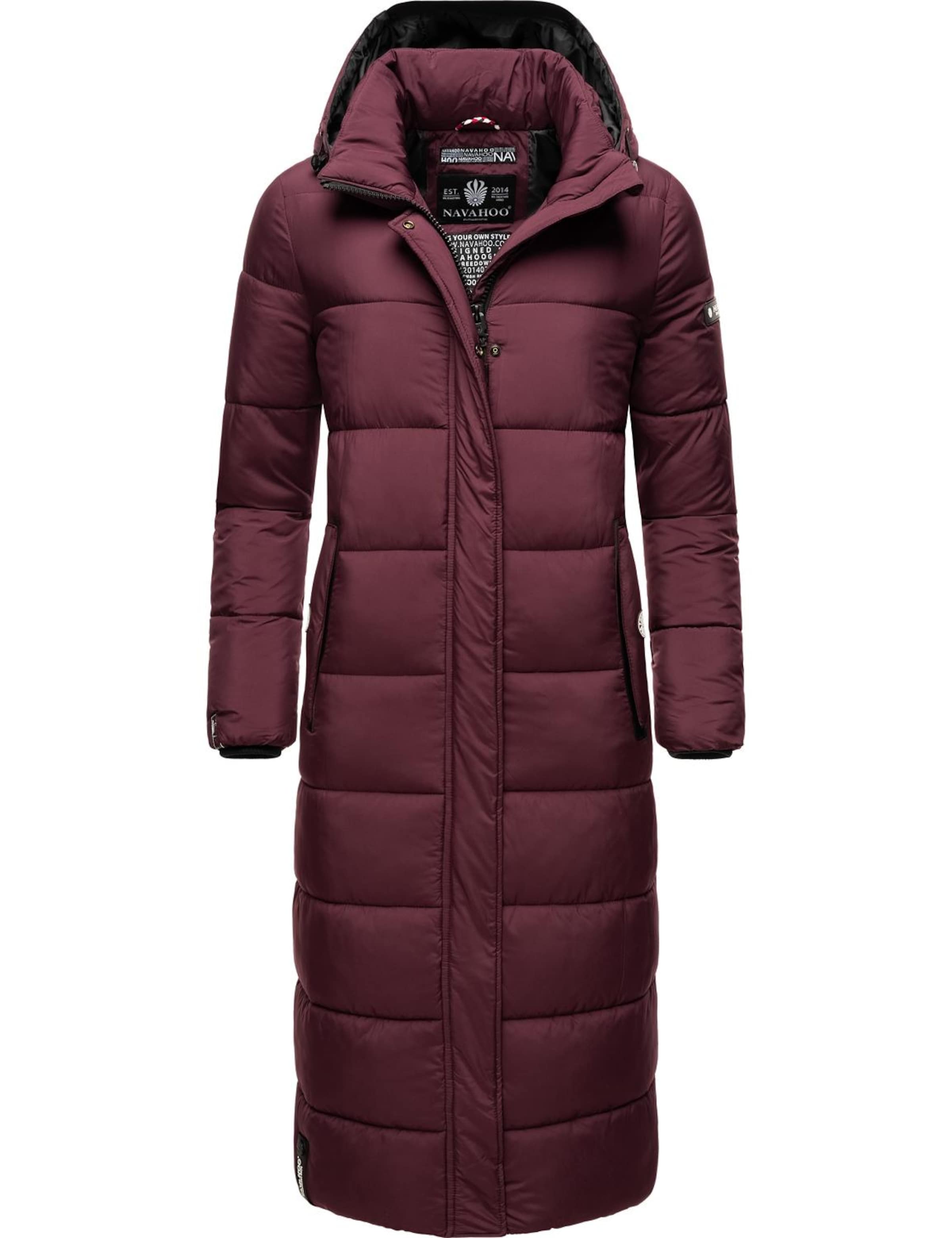 NAVAHOO Vinterfrakke 'Isalie' i rød: forside
