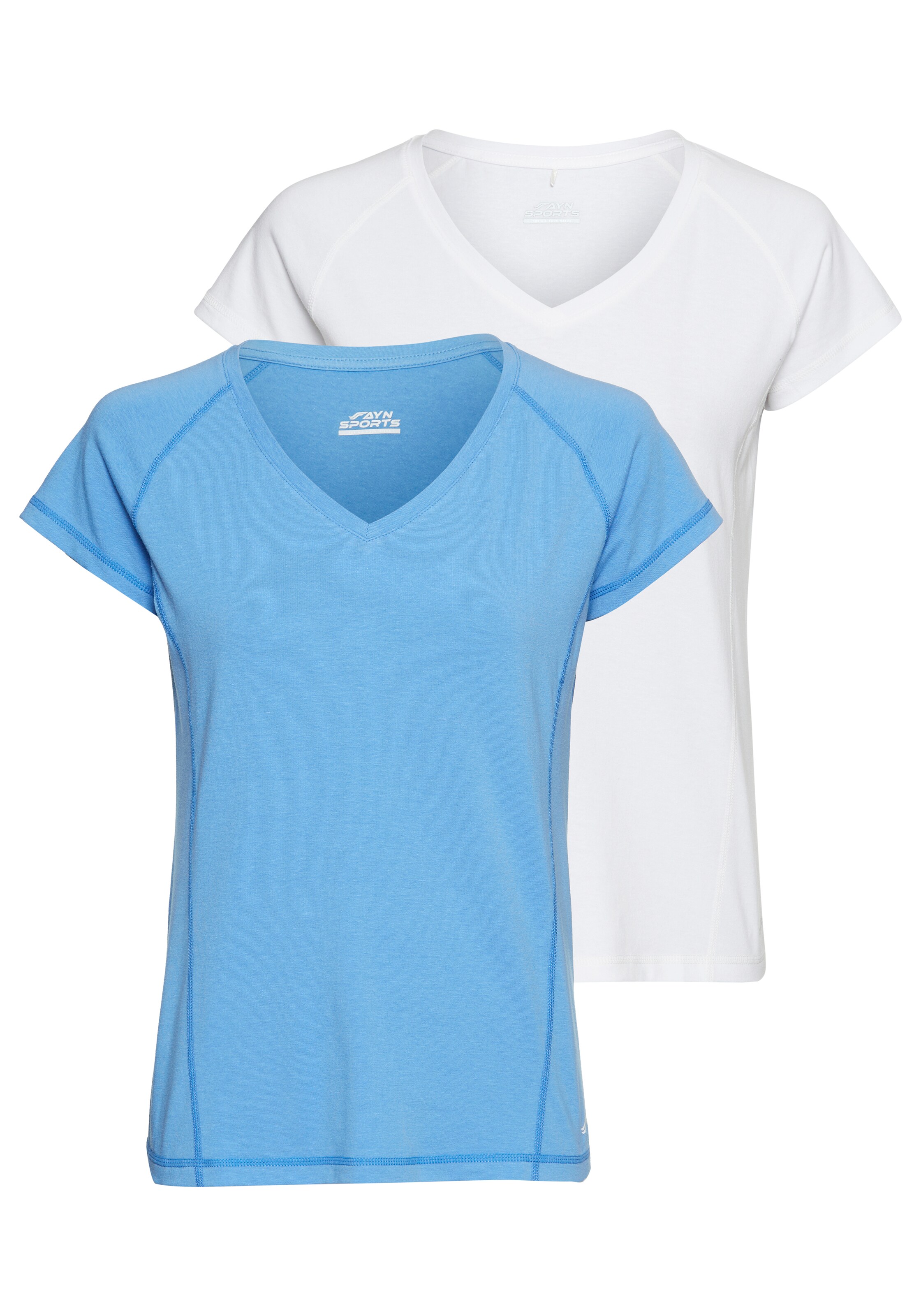 FAYN SPORTS Funktionsshirt in Blau: Vorderseite