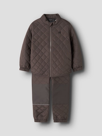 NAME IT Regular fit Functioneel pak 'NMNChilly' in Bruin