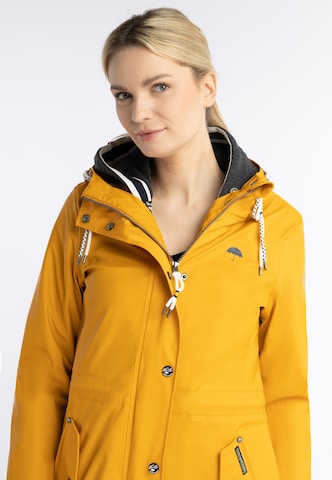 Manteau fonctionnel Schmuddelwedda en jaune