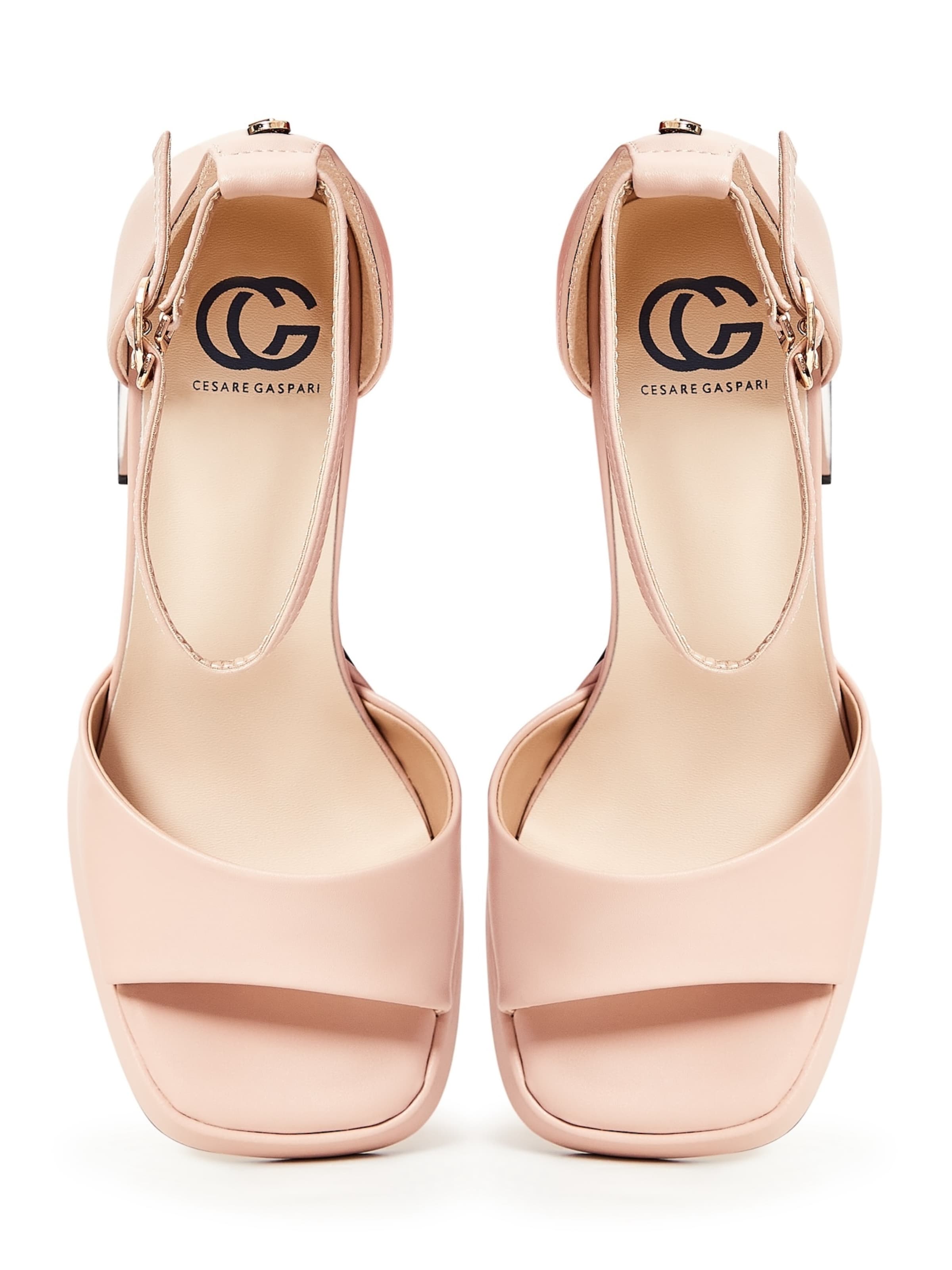 CESARE GASPARI Sandalen met riem in Roze