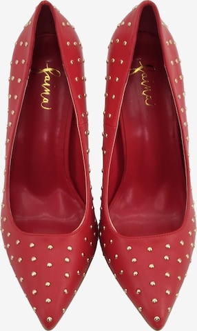 Escarpins faina en rouge