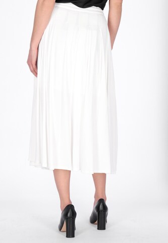 usha BLACK LABEL - Falda 'Elegant' en blanco