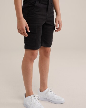 regular Pantaloni di WE Fashion in nero: frontale