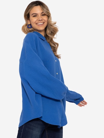 SASSYCLASSY Bluse in Blau