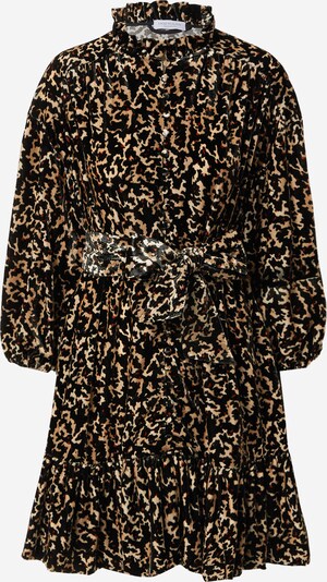 Hofmann Copenhagen Kleid 'Eris' in hellbeige / neonorange / schwarz, Produktansicht