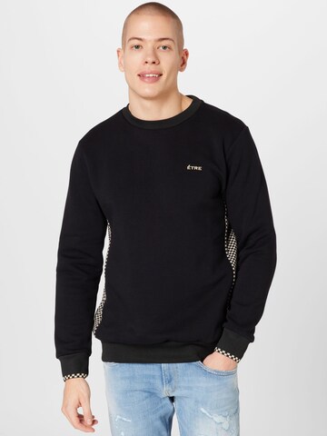 River Island Sweatshirt in Black: front