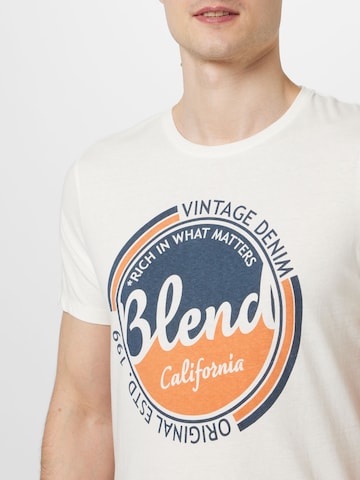 BLEND Majica | bela barva